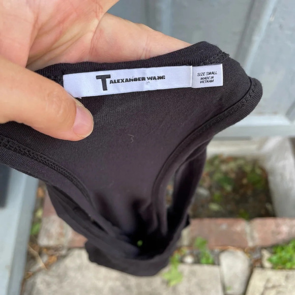 T by Alexander Wang classic  racerback tank with pocket, Small - Picture 8 of 10